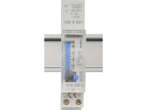 Klok 24U zonder gangreserve 230V 50HZ 1N O 16A