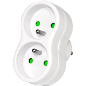 Domino - 2x 2P+A 16A zonder snoer