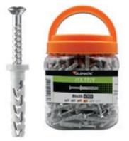 Bokaal met 300 JTX 6x35 slagpluggen