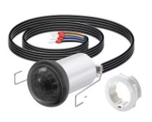 Bewegingsmelder voor plafondinbouw 360°, ca. Ø 8 m, op afsta