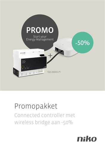 1 x connected controller + 1 x draadloze bridge aan -50%