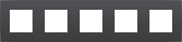 VIJFVOUDIGE AFDEKPLAAT MET 71MM CENTERAFSTAND