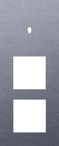 Drievoudige afdekplaat, verticaal 60 mm centerafstand, voor