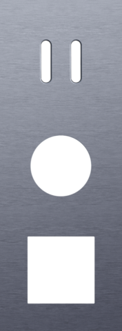 Drievoudige afdekplaat, verticaal 71 mm centerafstand, voor