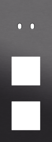 Drievoudige afdekplaat, verticaal 71 mm centerafstand, voor