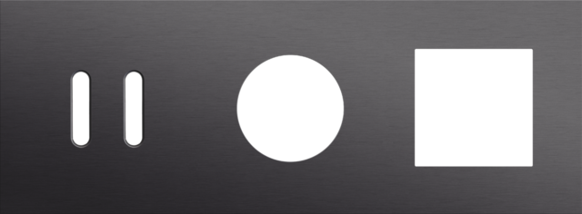 Drievoudige afdekplaat, horizontaal 71 mm centerafstand,voor