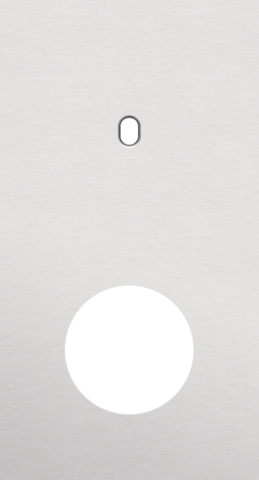 Tweevoudige afdekplaat, verticaal 71 mm centerafstand, voor