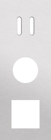 Drievoudige afdekplaat, verticaal 71 mm centerafstand, voor