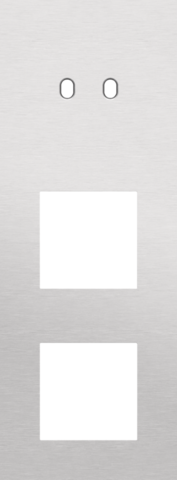 Drievoudige afdekplaat, verticaal 71 mm centerafstand, voor