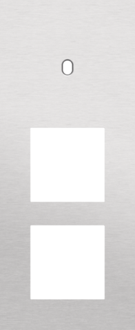 Drievoudige afdekplaat, verticaal 60 mm centerafstand, voor