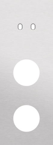 Drievoudige afdekplaat, verticaal 71 mm centerafstand, voor