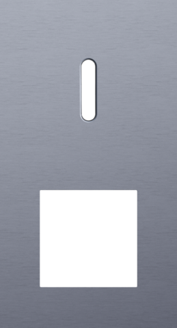 Tweevoudige afdekplaat, verticaal 71 mm centerafstand, voor