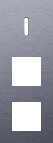 Drievoudige afdekplaat, verticaal 71 mm centerafstand, voor