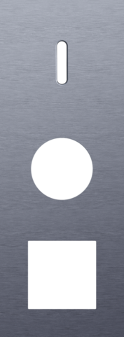 Drievoudige afdekplaat, verticaal 71 mm centerafstand, voor