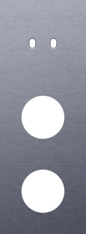 Drievoudige afdekplaat, verticaal 71 mm centerafstand, voor