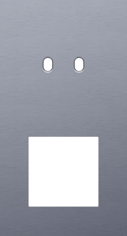 Tweevoudige afdekplaat, verticaal 71 mm centerafstand, voor