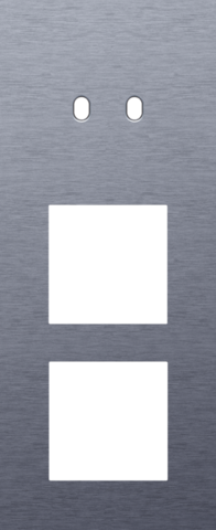 Drievoudige afdekplaat, verticaal 60 mm centerafstand, voor