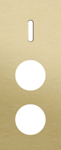 Drievoudige afdekplaat, verticaal 60 mm centerafstand, voor