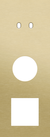 Drievoudige afdekplaat, verticaal 71 mm centerafstand, voor