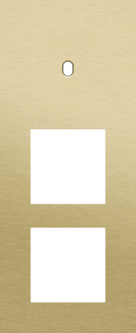 Drievoudige afdekplaat, verticaal 60 mm centerafstand, voor