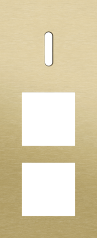 Drievoudige afdekplaat, verticaal 60 mm centerafstand, voor