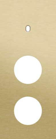 Drievoudige afdekplaat, verticaal 60 mm centerafstand, voor