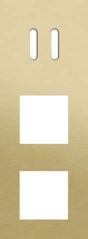 Drievoudige afdekplaat, verticaal 71 mm centerafstand, voor