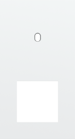 Tweevoudige afdekplaat, verticaal 71 mm centerafstand, voor