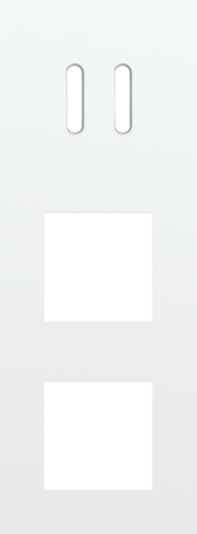 Drievoudige afdekplaat, verticaal 71 mm centerafstand, voor