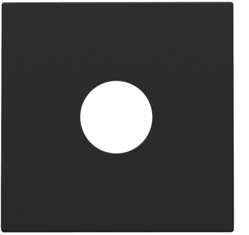 Afwerkingsset voor enkelvoudige coaxaansluiting voor tv, bla