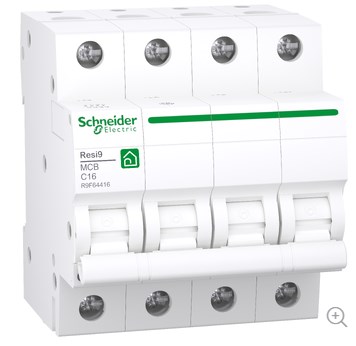 Automaat 4P 16A C 400V 3KA