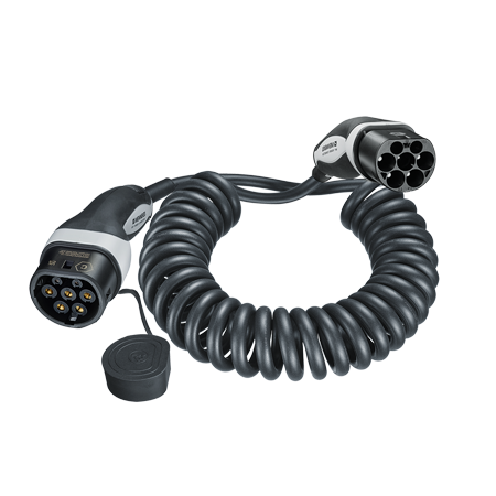 Spiraalkabel mode 3 type 2 20A 3PH L=4M