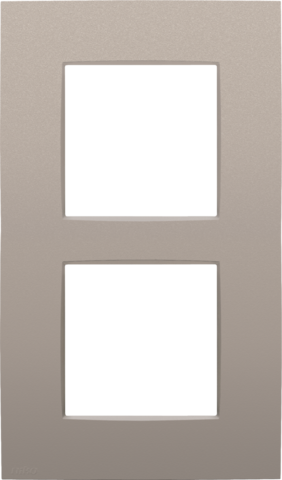 Tweevoudige afdekplaat, 60 mm centerafstand, verticaal, Niko