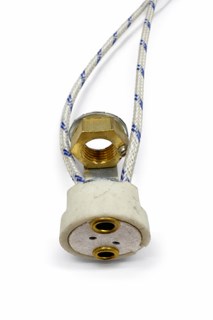 Halogeenfitting G5,3 met M9 moer