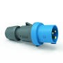 cee stekker 16A 2P+A  230V IP44,  quick-connect+multi grip