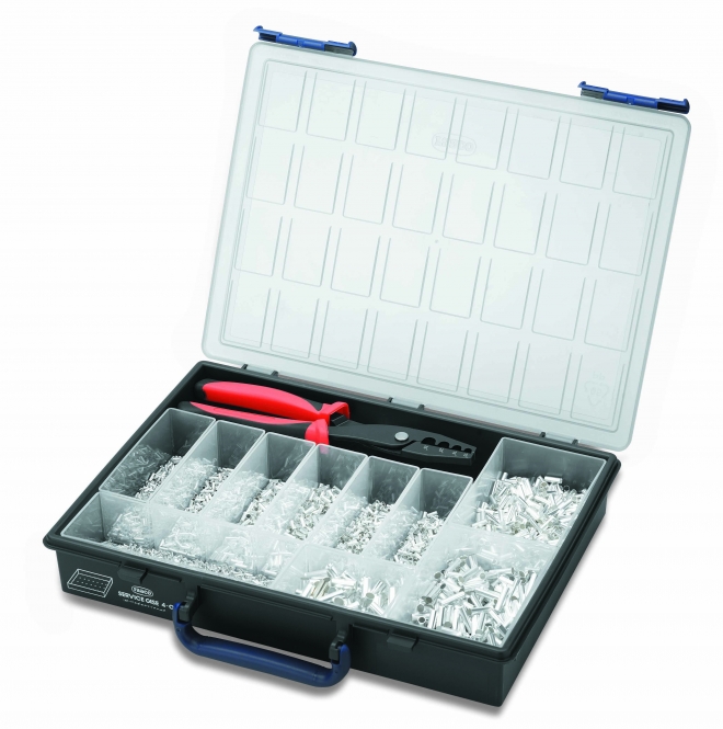 Ongeïsoleerde Adereindhulzen Assortiment incl. Perstang, 1 -