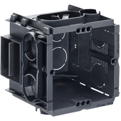 Inbouw, inbouwdoos Q-range - 60 x 60 x 65 mm - met 4 schroef