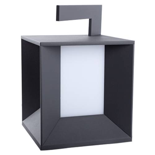 Indigo OU343WW24: Mobiel verlichtingsarmatuur - NARA 18W 1000Lm 3000K IP65 ANTRACIET