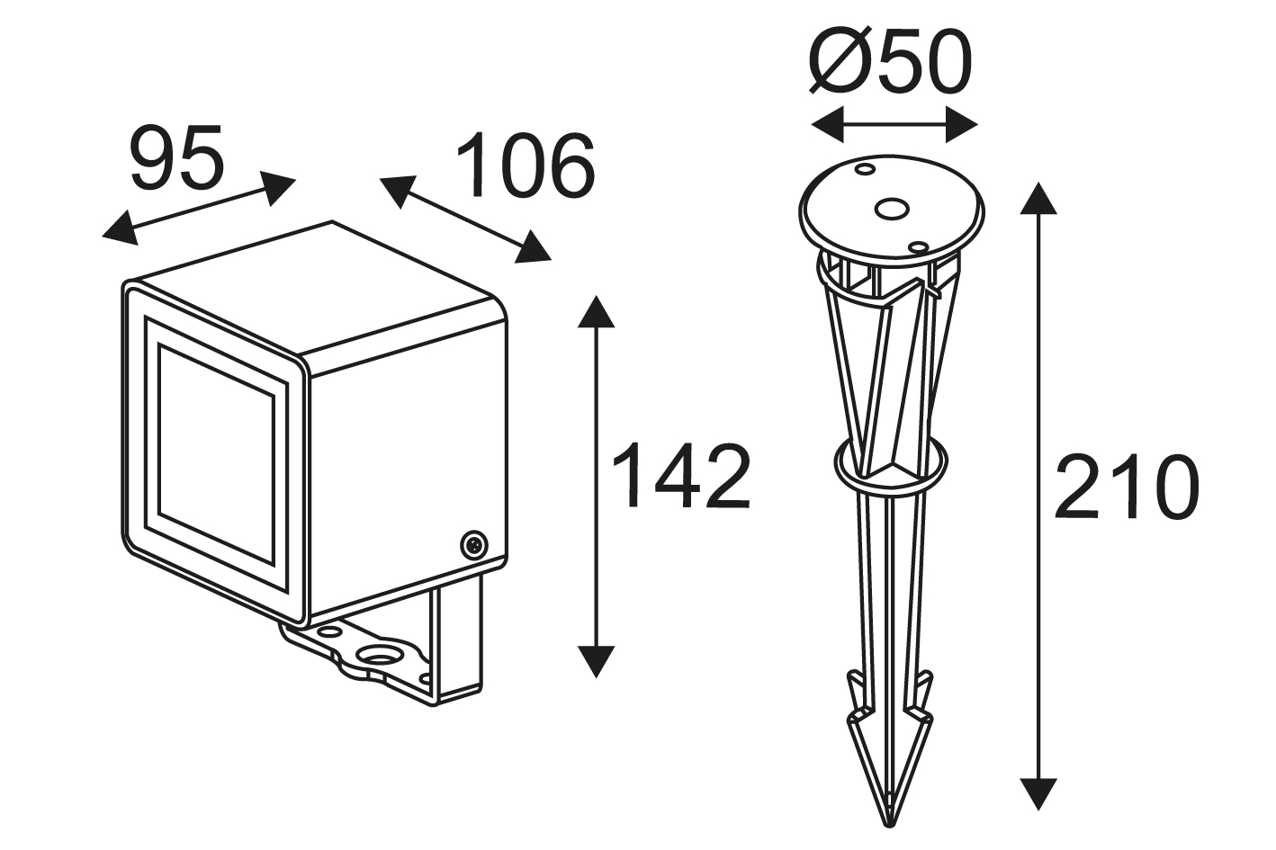Indigo OU346WW24: Projector voor accentverlichting - BRAMA 2 20W 1800Lm 3000K 30° IP65 ANTHRACITE - Image 2