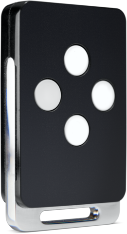 Niko 05-317: Draadloze minihandzender met 1 kanaal en 4 bedieningsknoppen