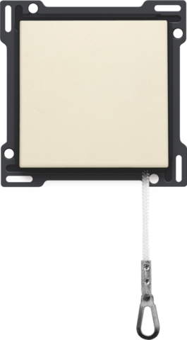 Afwerkingsset voor trekdrukknop, cream