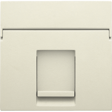 Niko 100-65100: Centraalplaat data 1x RJ, cream