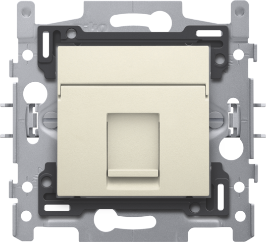1 RJ45-aansluiting STP Cat. 5E, klaar voor PoE++, vlakke uit