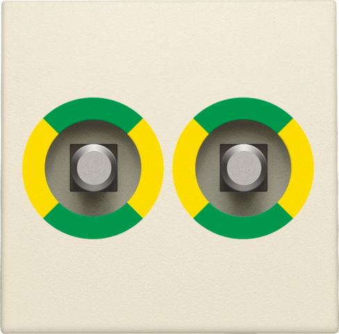 Afwerkingsset voor stopcontact met dubbel potentiaalvereffen