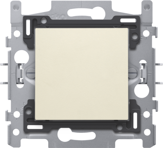 Blindplaat met trekontlasting, sokkel en afwerkingsset cream