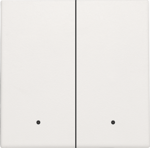 Afwerkingsset met lens voor dubbele elektronische schakelaar