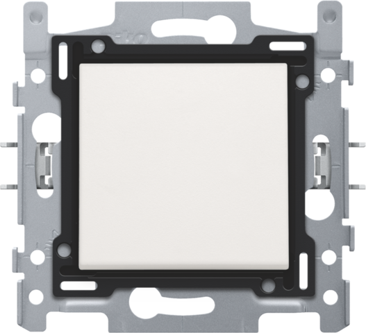 Kruisschakelaar, sokkel, schroefklemmen en afwerkingsset whi