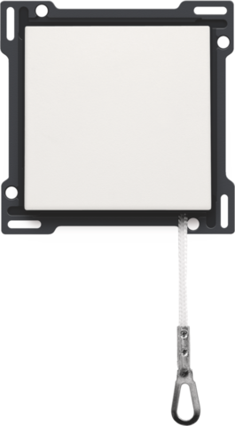 Afwerkingsset voor trekdrukknop, white