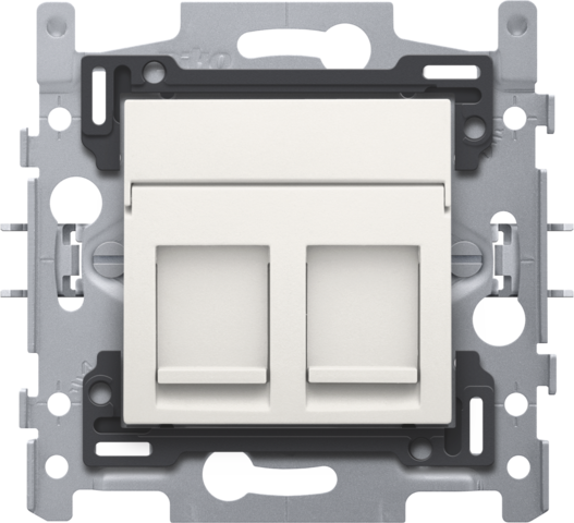2 RJ45-aansluitingen STP Cat. 5E, klaar voor PoE++, vlakke u