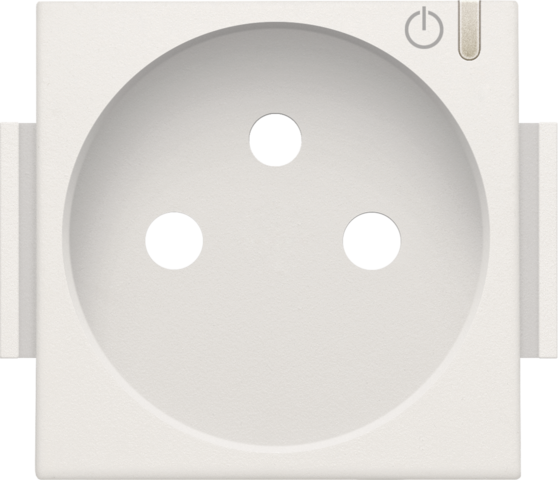 Afwerkingsset voor geconnecteerd schakelbaar stopcontact met